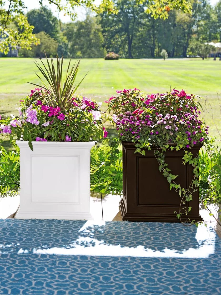 Fairfield Self-Watering Square Planter, 20” X 20” 5 Fairfield Self-Watering Square Planter, 20” X 20” - Image 5