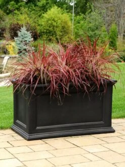 Fairfield Self-Watering Patio Planters, 20” X 36” 10 Fairfield Self-Watering Patio Planters, 20” X 36” -Garden Tools Sales Store 8588417 12V tif