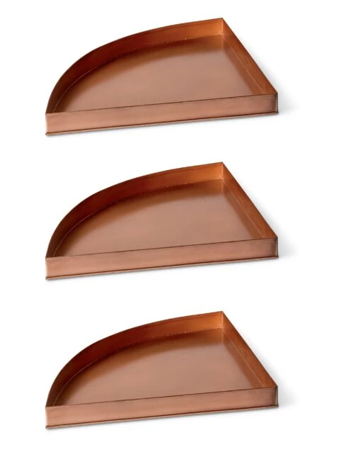 Essex Quarter Round Plant Stand Trays, Set Of 3 -Garden Tools Sales Store 8594266 9650 001e essex corner plant stand trays set of 3