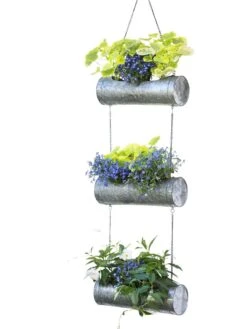 Galvanized Hanging Triple Planter -Garden Tools Sales Store 8595213 6967 tif