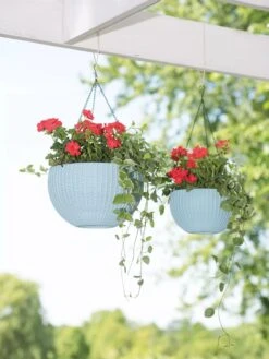Weave Self-Watering Hanging Basket, 10" -Garden Tools Sales Store 8596490 2069 tif