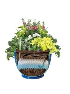 Mazzano Self-Watering Planters -Garden Tools Sales Store 8596570 SWMazzano19 Blue art tif