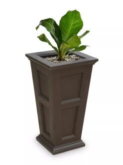 Fairfield Self-Watering Tall Patio Planters, 34” -Garden Tools Sales Store 8600109 06V tif