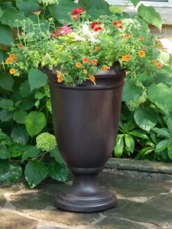 Ellington Self-Watering Urn Planter, 24" -Garden Tools Sales Store 8600110 02V tif