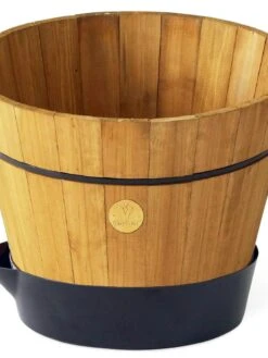 VegTrug® Build-a-Barrel Wooden Planter With Self-Watering Reservoir Tray, 18" 11 VegTrug® Build-a-Barrel Wooden Planter With Self-Watering Reservoir Tray, 18" -Garden Tools Sales Store 8610253 01V tif