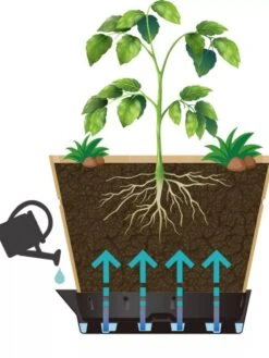 VegTrug® Build-a-Barrel Wooden Planter With Self-Watering Reservoir Tray, 18" 9 VegTrug® Build-a-Barrel Wooden Planter With Self-Watering Reservoir Tray, 18" -Garden Tools Sales Store 8610253 05V tif