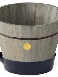 VegTrug® Build-a-Barrel Wooden Planter With Self-Watering Reservoir Tray, 18" 12 VegTrug® Build-a-Barrel Wooden Planter With Self-Watering Reservoir Tray, 18" -Garden Tools Sales Store 8610253 08V tif