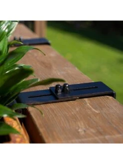 Veradek Metallic Series Corten Steel Railing Planters -Garden Tools Sales Store 8611611 01v