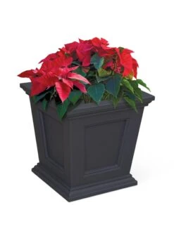 Fairfield Self-Watering Square Planter, 16” X 16” -Garden Tools Sales Store 8611695 13V tif