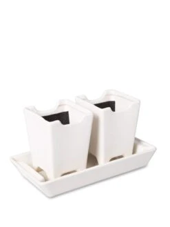 Stoneware Self-Watering Windowsill Planters, Set Of 2 -Garden Tools Sales Store 8611890 5658 tif