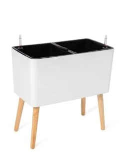 Ava Self-Watering Rectangular Planter 17 Ava Self-Watering Rectangular Planter -Garden Tools Sales Store 8612691 218 ava self watering rectangular planter white
