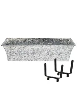 Achla Designs Handrail Flowerbox Bracket Kit For Rail -Garden Tools Sales Store 8612883 01v achla designs handrail flowerbox bracket kit for 2x4 inch rail