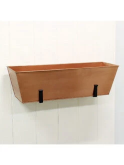 Achla Designs Plain Copper Plated Flower Box, Large -Garden Tools Sales Store 8612915 04v