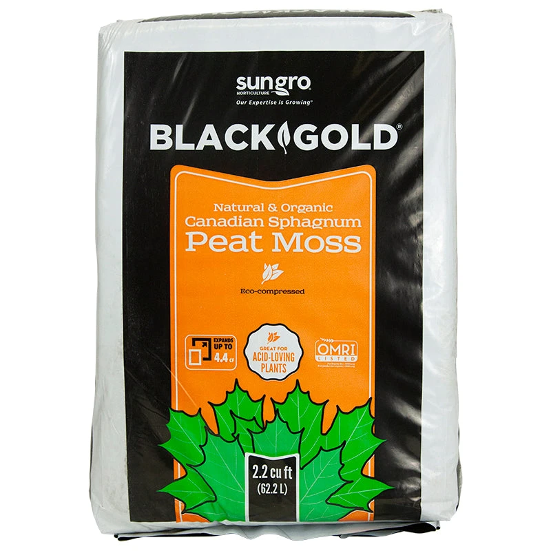 Sunshine® Black Gold Peat Moss (2.2 Cu Ft) 1 Sunshine® Black Gold Peat Moss (2.2 Cu Ft)