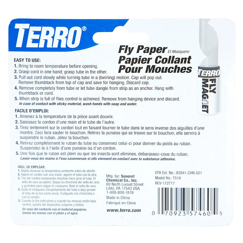 Terro Fly Strips (package Of 4) 2 Terro Fly Strips (package Of 4) - Image 2