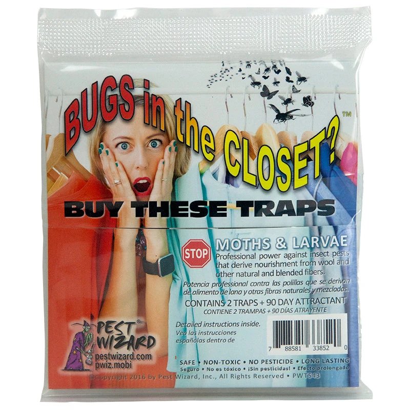 Pest Wizard BUGS In The CLOSET?™ Trap 2-Pack 1 Pest Wizard BUGS In The CLOSET?™ Trap 2-Pack