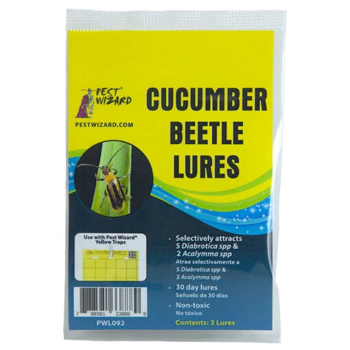 Pest Wizard Cucumber Beetle Lure 4 Week 3-Pack -Garden Tools Sales Store Pest Wizard Cucumber Beetle Lures 3pack 1