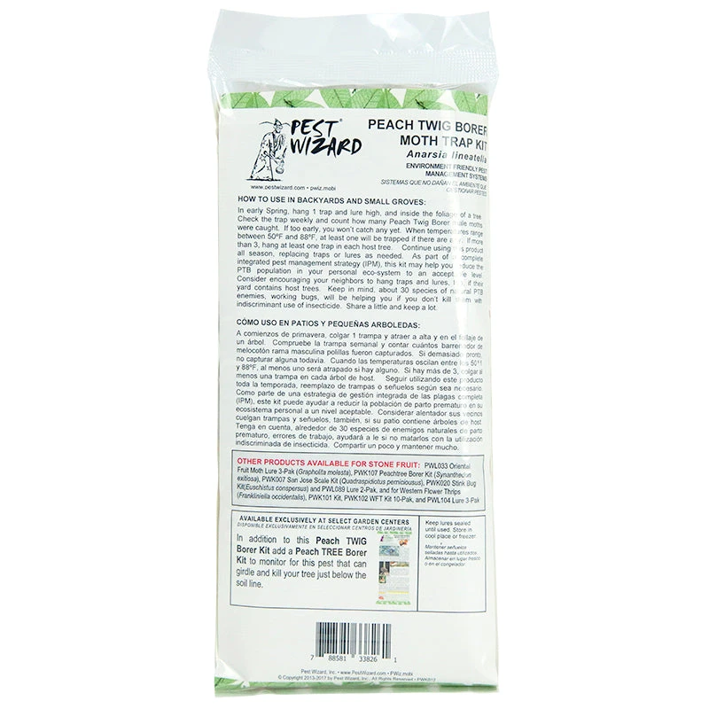 Pest Wizard Peach Twig Borer Trap Kit 2 Pest Wizard Peach Twig Borer Trap Kit - Image 2