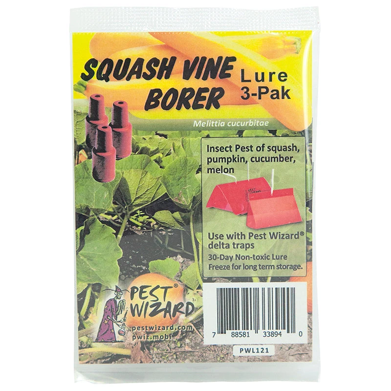 Pest Wizard Squash Vine Borer Lure 3-Pack 1 Pest Wizard Squash Vine Borer Lure 3-Pack