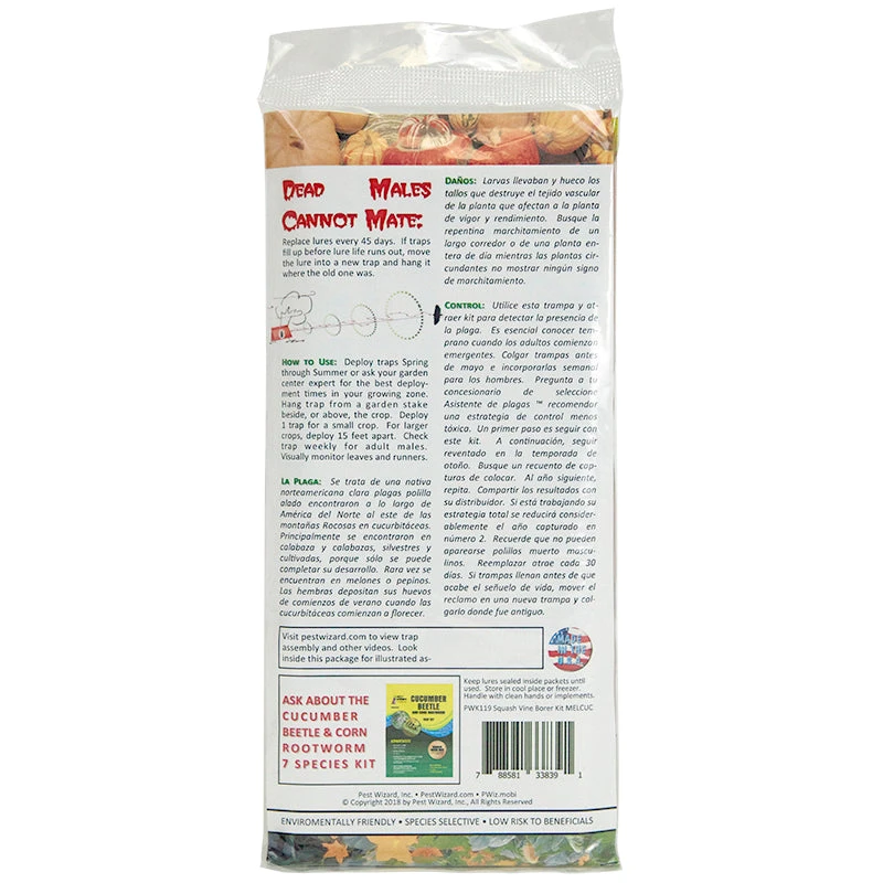Pest Wizard Squash Vine Borer Kit Trap 2 Pest Wizard Squash Vine Borer Kit Trap - Image 2