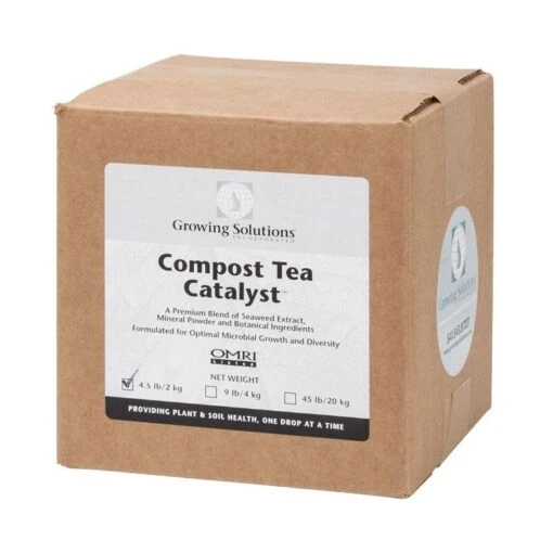 Compost Tea Catalyst (4.5 Lb Box) -Garden Tools Sales Store compost tea catalyst 4 5 lb box