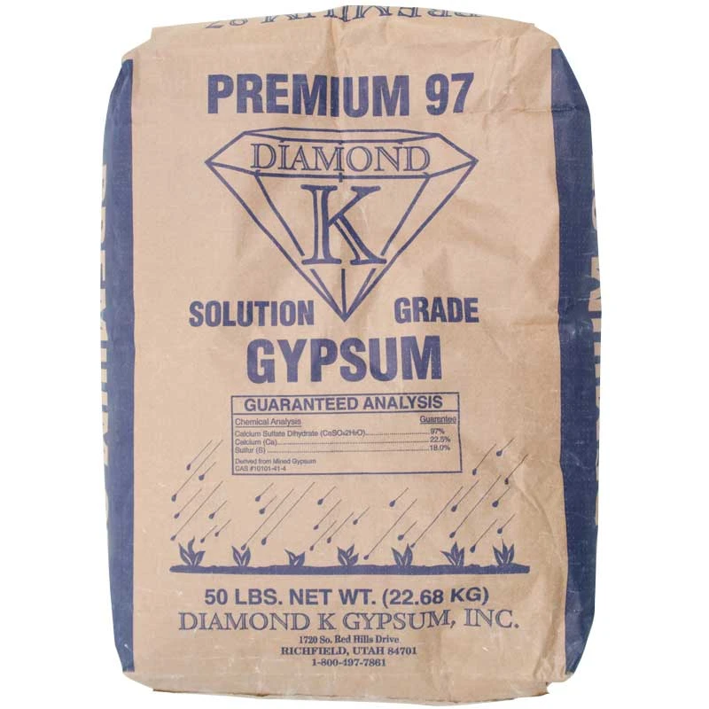 Diamond K Solution Grade Gypsum (50 Lb) 1 Diamond K Solution Grade Gypsum (50 Lb)