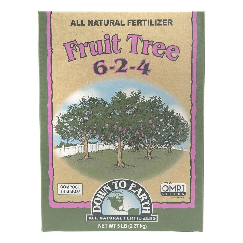 Fruit Tree Fertilizer 6-2-4 (5 Lb Box) 1 Fruit Tree Fertilizer 6-2-4 (5 Lb Box)
