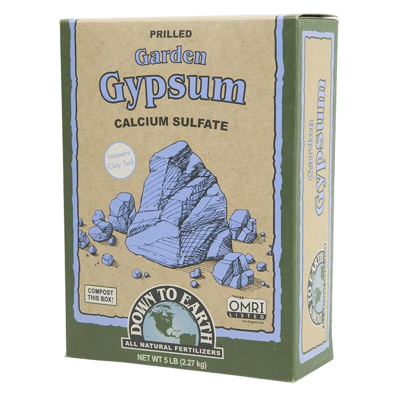 Garden Gypsum Prilled (5 Lb Box) 1 Garden Gypsum Prilled (5 Lb Box)