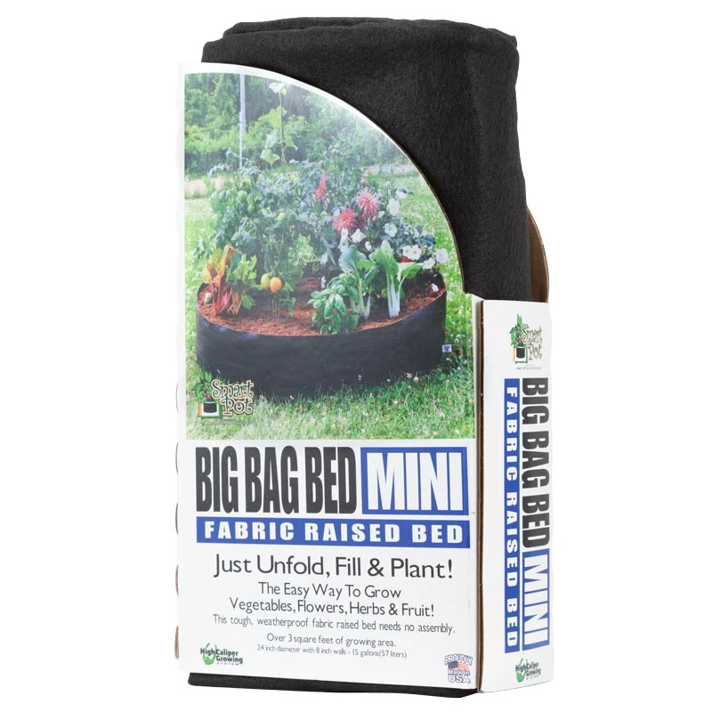 Smart Pot Big Bag Bed Mini - Black (15 Gal) 2 Smart Pot Big Bag Bed Mini - Black (15 Gal) - Image 2
