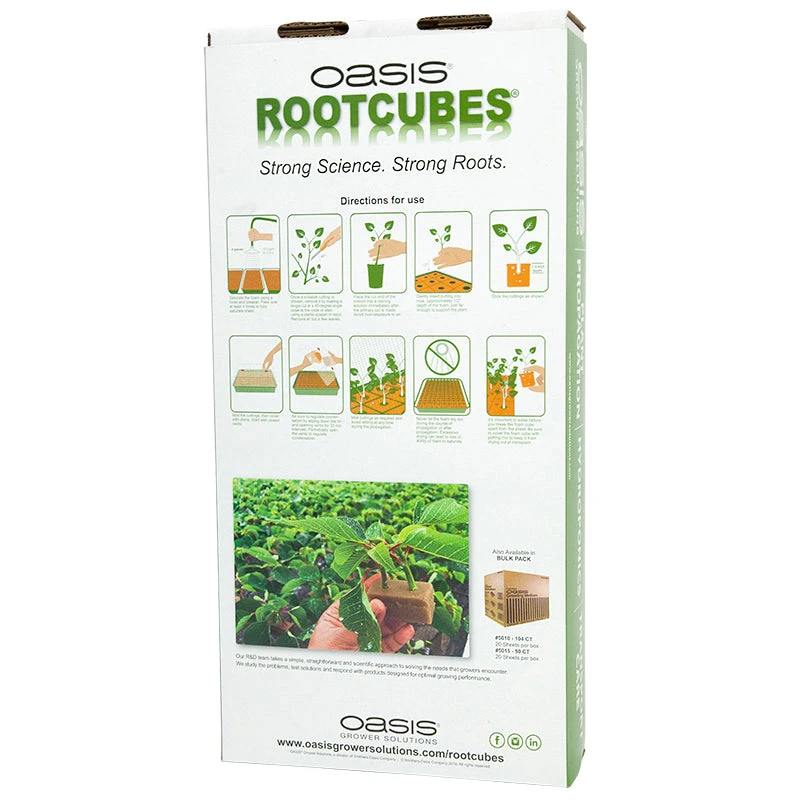Oasis RootCubes (100/box) 2 Oasis RootCubes (100/box) - Image 2