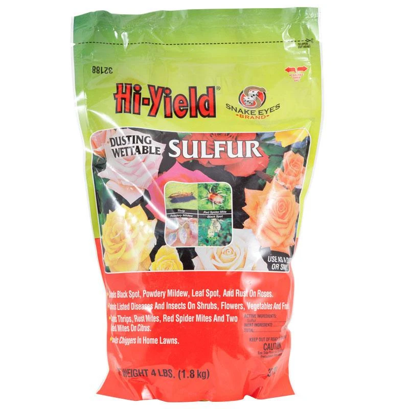 Hi-Yield Wettable Sulfur (4 Lb) 1 Hi-Yield Wettable Sulfur (4 Lb)