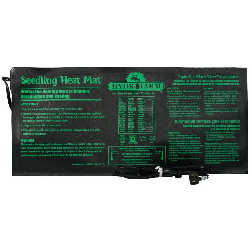 HydroFarm Seedling Heating Mat (One Flat Size) 1 HydroFarm Seedling Heating Mat (One Flat Size)