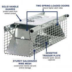 Havahart Trap - Model 1 (18"x5"x5") For Chipmunks, Rats, Squirrels Or Weasels -Garden Tools Sales Store pat062 web