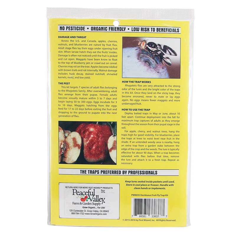 Pest Wizard Deciduous Fruit Fly Trap Kit 2 Pest Wizard Deciduous Fruit Fly Trap Kit - Image 2