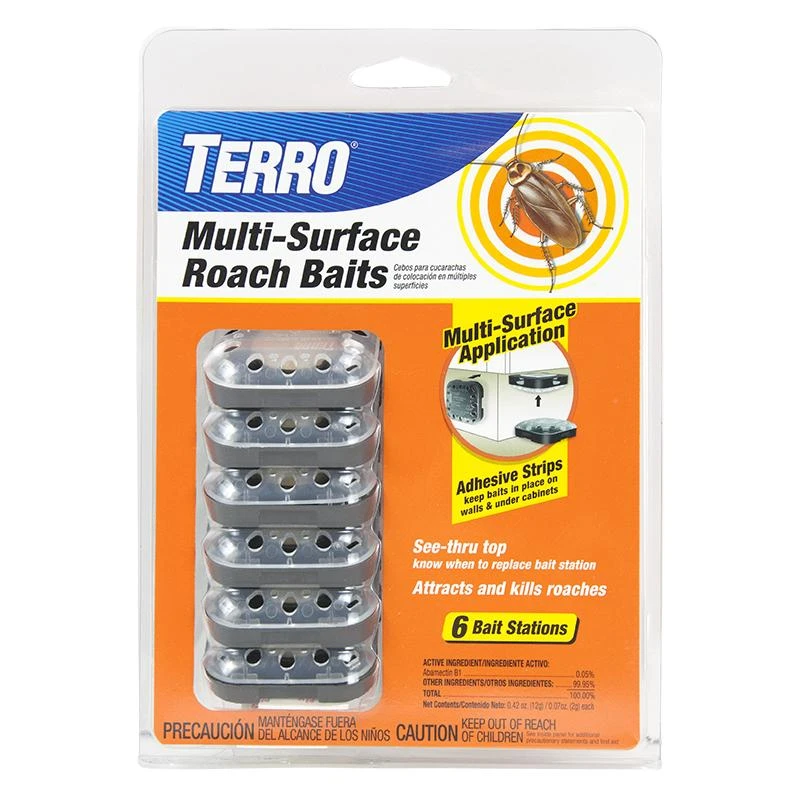 Terro Multi-Surface Roach Bait (6/pk) 1 Terro Multi-Surface Roach Bait (6/pk)